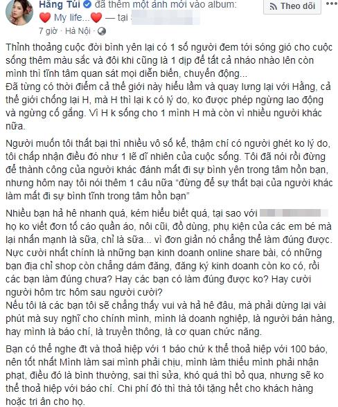 Bị tố bán hàng nhập lậu, bà mẹ 4 con Hằng Túi nói gì?-3