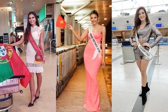 Thời trang sân bay của dàn mỹ nữ thi Miss Universe 2019: Hoàng Thùy sáng nhất phi trường ngay trong ngày đầu tụ hội