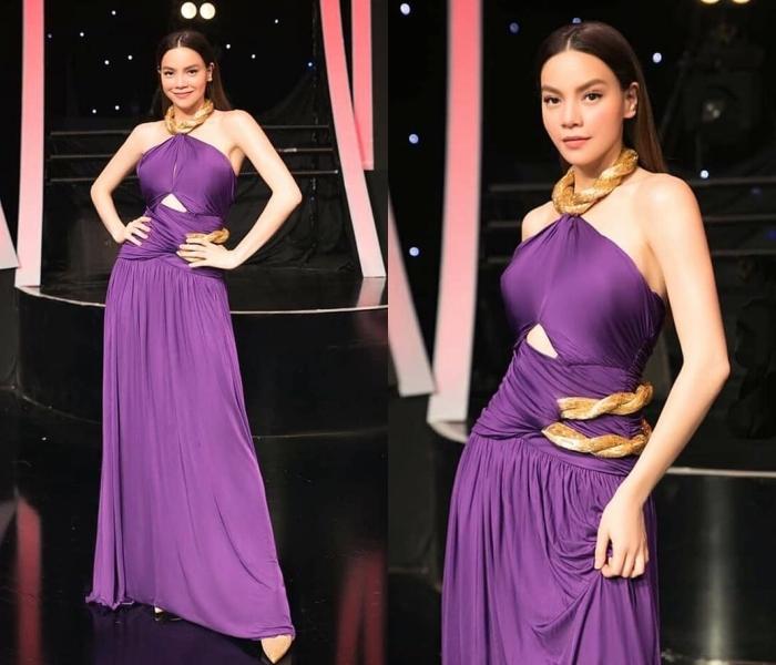 Tông tím sến sẩm được Hồ Ngọc Hà - Hương Giang mix&match cao tay từ thảm đỏ đến street style-1