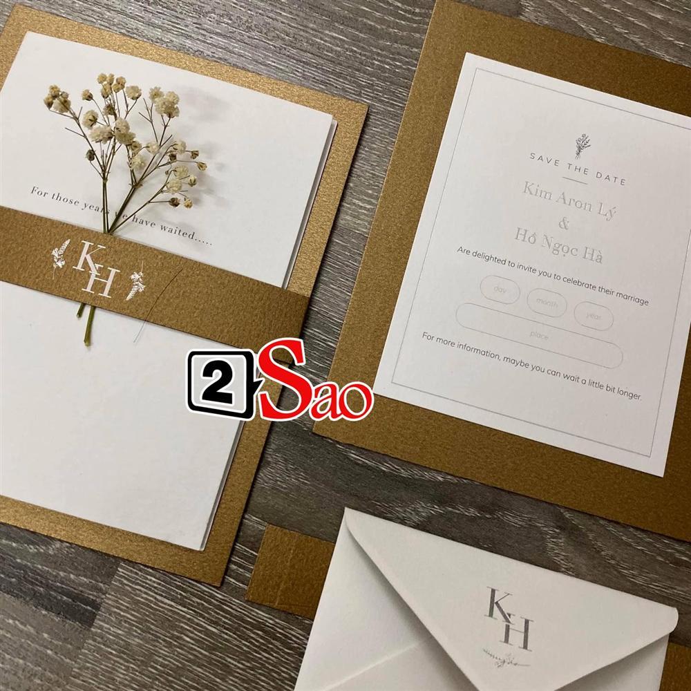 Rò rỉ thiệp cưới sang trọng của Kim Lý - Hồ Ngọc Hà?-2