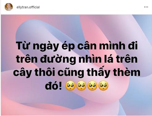 Khổ sở như Elly Trần: Ép cân tới mức nhìn thấy lá trên cây thôi cũng thấy thèm-4