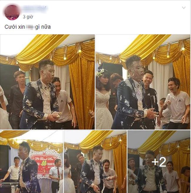 Trò đùa của hội bạn thân trong ngày cưới biến chú rể thành bánh gato di động làm cô dâu khóc hết nước mắt-1