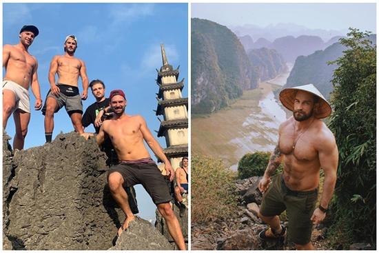 Cả loạt trai đẹp thi nhau cởi áo, khoe 6 múi ở 'Thánh địa sống ảo' nổi tiếng miền Bắc