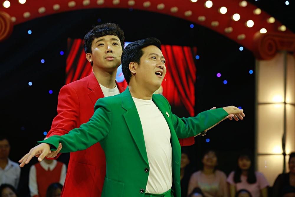 Trấn Thành bóc phốt Trường Giang khi hóa thân thành cặp tình nhân ở Thách Thức Danh Hài-3