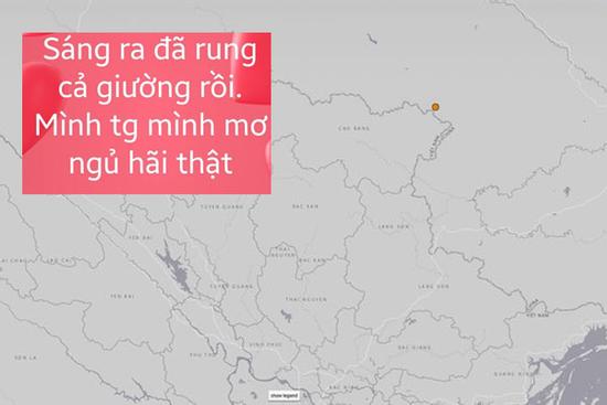 Cao Bằng động đất 4,7 độ