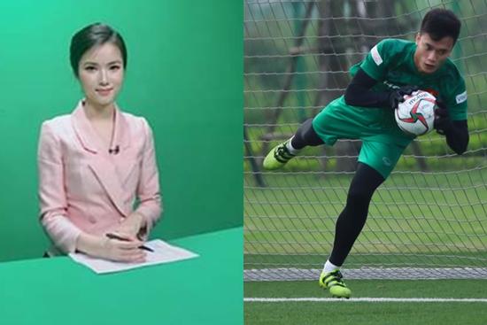 Không còn úp mở, nữ MC xinh đẹp trả lời về tình cảm dành cho thủ môn Bùi Tiến Dũng trên truyền hình