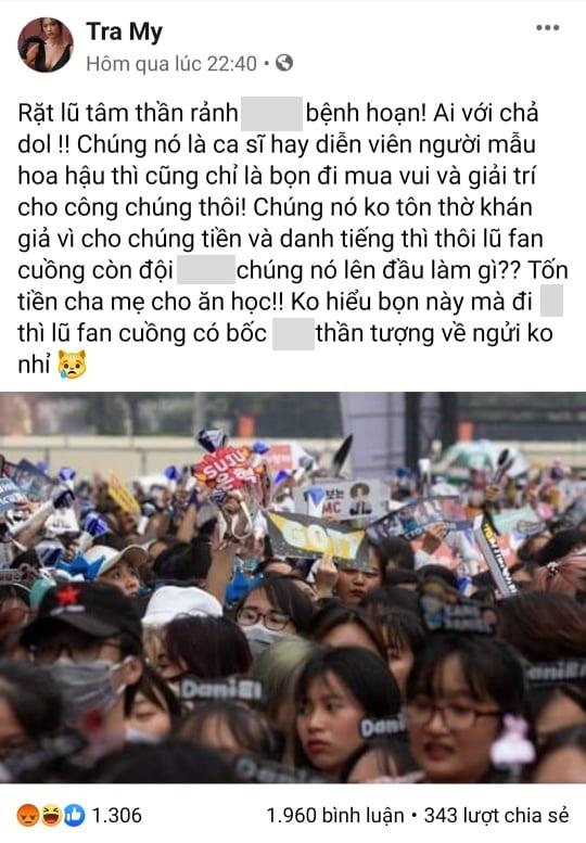 Nữ chính Thương nhớ ở ai đăng đàn chửi bới cộng đồng fan Kpop tại Việt Nam-2