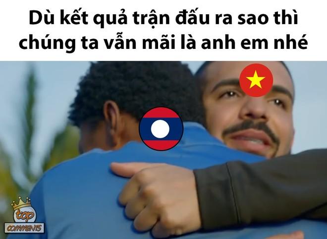 Ảnh chế Văn Hậu giận tím người vì mất oan bàn thắng trận gặp U22 Lào-1