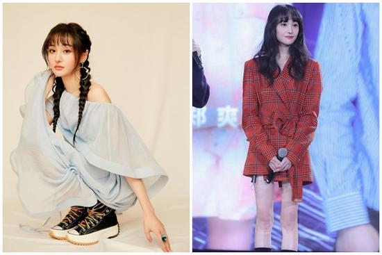 Trịnh Sảng gây khó hiểu khi phối váy hở vai với giày sneakers