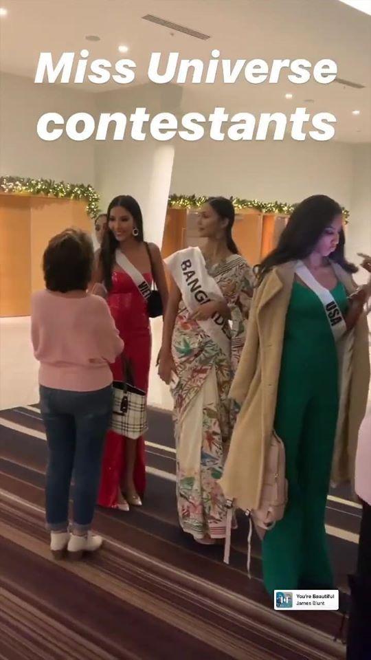 Ngày đầu nhập cuộc Miss Universe 2019, Hoàng Thùy đã khôn ngoan chơi lại chiêu cũ của HHen Niê?-9