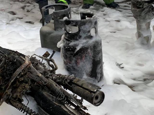 Chùm ảnh: Hiện trường vụ nổ bình gas kinh hoàng giữa phố Hà Nội đông người-1