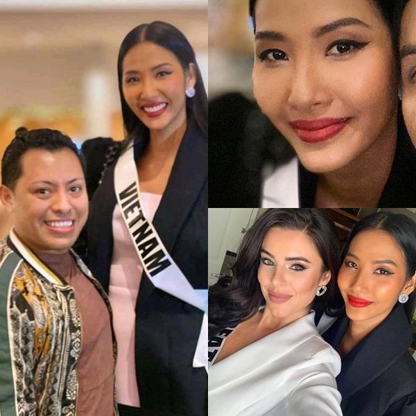 Ngày thứ hai tại Miss Universe 2019: Hoàng Thùy lộ vẻ nhợt nhạt, bị chê make-up không đẹp-5