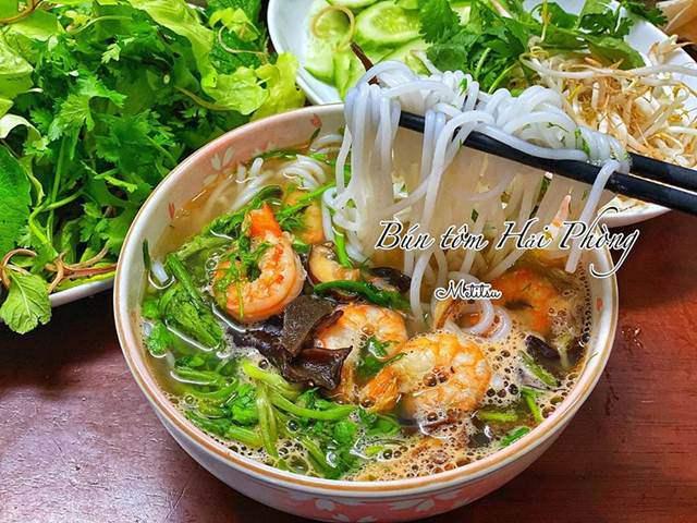 Bún tôm chuẩn vị Hải Phòng cực ngon lại dễ làm, chồng con vừa ăn vừa xuýt xoa-1