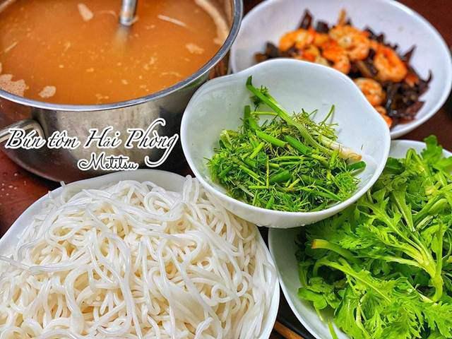 Bún tôm chuẩn vị Hải Phòng cực ngon lại dễ làm, chồng con vừa ăn vừa xuýt xoa-2