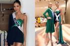 Miss Universe 2019 ngày thứ ba: Hoàng Thùy mặc đồ 2 trong 1, 'chặt đẹp' chiều cao hoa hậu Venezuela
