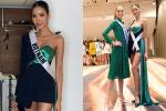 Miss Universe 2019 ngày thứ ba: Hoàng Thùy mặc đồ 2 trong 1, 'chặt đẹp' chiều cao hoa hậu Venezuela