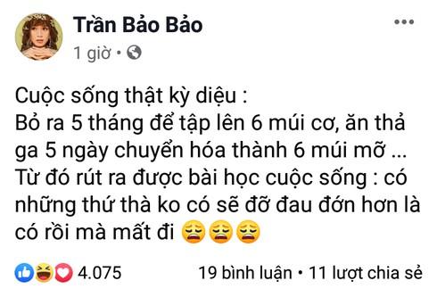 Body siêu ảo của BB Trần: Khi khoe ngực ngồn ngộn, lúc thì bụng 6 múi, giờ thì khác gì đuông dừa?-8