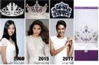 Ngắm nhìn vương miện Hoa hậu Hoàn vũ Việt Nam qua các năm