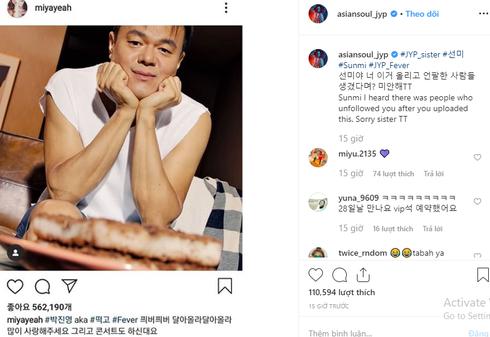 Ông chủ JYP lên tiếng xin lỗi vì khiến Sunmi Wonder Girl mất hàng trăm fan hâm mộ-3