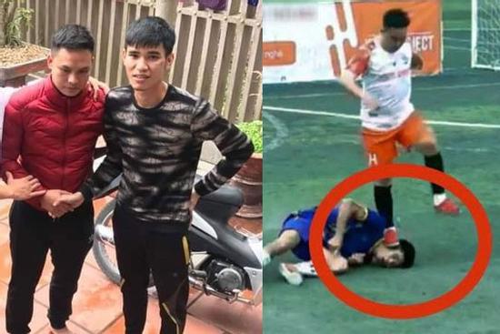 Cầu thủ dẫm chân lên mặt đối phương gây co giật đã xin lỗi, dân mạng vẫn tìm đến tận nhà đòi trả đũa