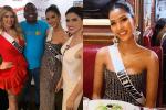 Miss Universe 2019 ngày thứ tư: Hoàng Thùy diện váy quây 'chanh sả', chờ mãi cũng đọ sắc Puerto Rico