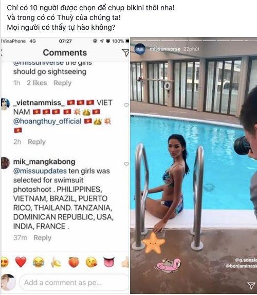 90 thí sinh Miss Universe 2019: chỉ 10 người chụp bikini, riêng mình Hoàng Thùy được BTC chia sẻ clip thả dáng ở bể bơi-1