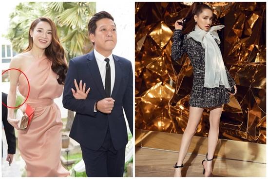 Vừa mới 'đổi gió' sang váy ngắn, Nhã Phương lộ đôi chân da bọc xương đến photoshop cũng không 'cứu' nổi