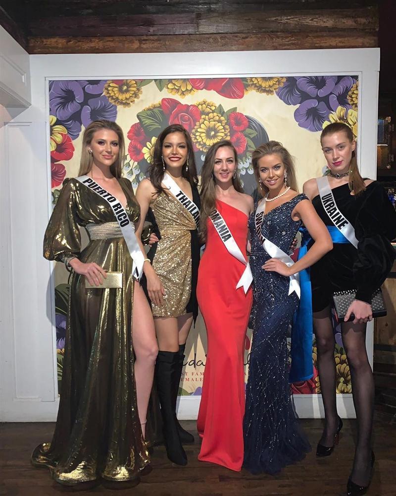 Miss Universe 2019 ngày thứ năm: Hoàng Thùy lên đồ kín đáo, dàn đối thủ ra sức lồng lộn-17