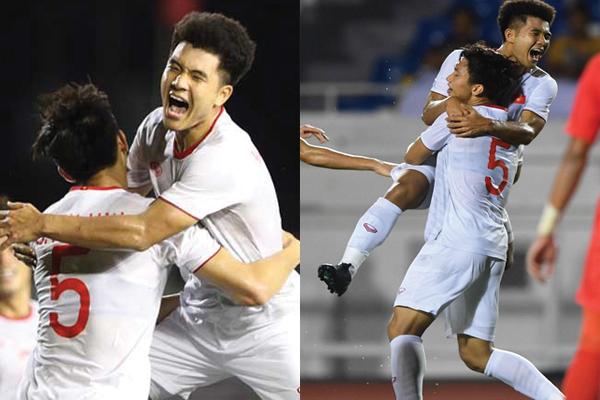 Lại lan truyền khoảnh khắc Văn Hậu dùng công phu kẹp cổ cầu thủ Campuchia để bảo vệ Thành Chung-5