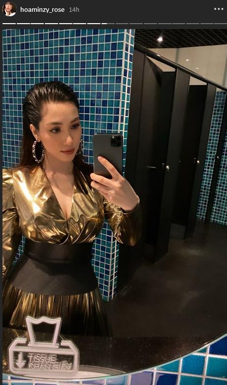 Giữa ồn ào sinh con, Hòa Minzy khoe vòng 1 khủng đúng kiểu mẹ bỉm sữa khi dự show thời trang-2