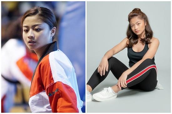 Võ sĩ Philippines được mệnh danh là hot girl taekwondo tại SEA Games