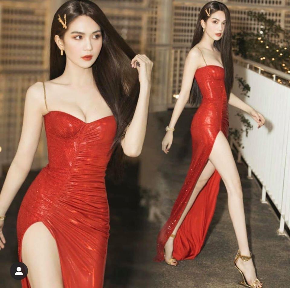 Diện đầm đỏ, Ngọc Trinh được ví như Bạch Tuyết nhưng loạt phụ kiện hơn 1 tỷ mới là điểm gây chú ý-1