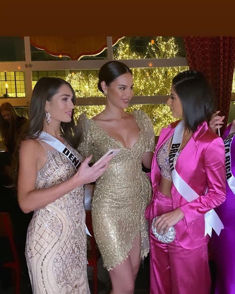 Sau 7 ngày khiến fans chờ vật vã, Hoàng Thùy đã có ảnh đọ sắc đương kim hoa hậu Catriona Gray-2