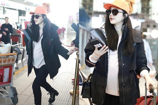 Phạm Băng Băng lộ bụng lớn, bị nghi mang thai