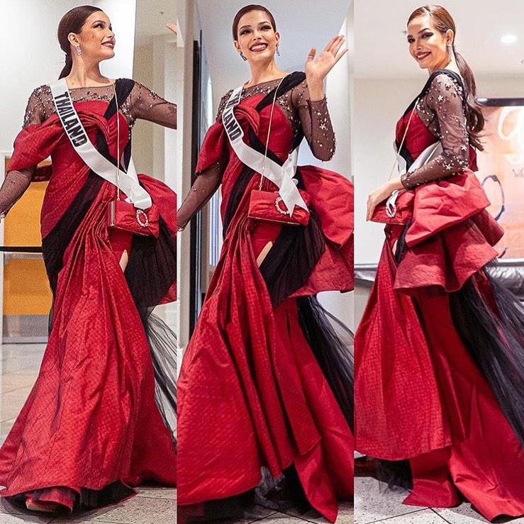 Miss Universe 2019 ngày thứ 7: Đối thủ lên đồ rực rỡ, tìm Hoàng Thùy khó như mò kim đáy bể-6