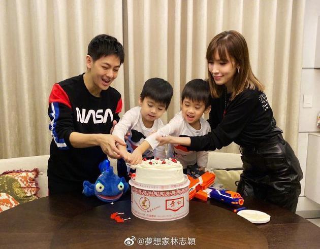 Đăng ảnh mừng sinh nhật con trai, Lâm Chí Dĩnh lại gây sốt vì quá trẻ ở tuổi U50-1