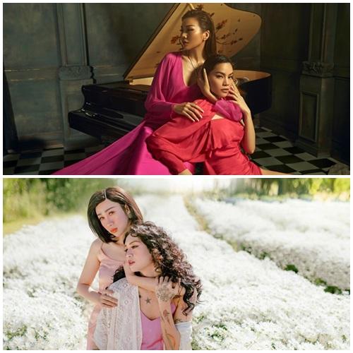 Chỉ có thể là BB Trần - Hải Triều: Cover ảnh chị chị em em của Hà Hồ - Thanh Hằng mà chặt đẹp bản gốc-3