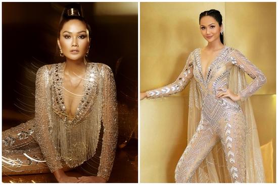 H'Hen Niê mặc lại bodysuit tương tự bộ đồ từng khiến mình lọt top sao mặc xấu nhưng đã cao tay khắc phục rồi!