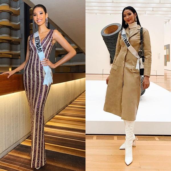 Miss Universe 2019 ngày thứ 8: Hoàng Thùy thay tới 4 bộ đồ mà vẫn có người chịu chơi không kém-2
