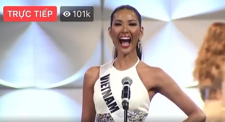 Hoàng Thùy thi bán kết Miss Universe 2019: Chào sân ấn tượng, diễn bikini an toàn, bùng nổ với dạ hội-1