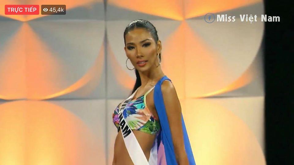 Hoàng Thùy thi bán kết Miss Universe 2019: Chào sân ấn tượng, diễn bikini an toàn, bùng nổ với dạ hội-11
