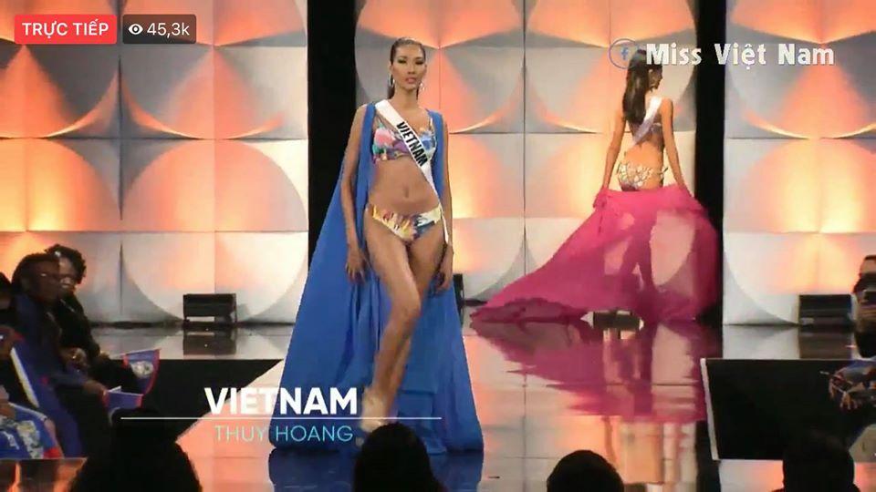 Hoàng Thùy thi bán kết Miss Universe 2019: Chào sân ấn tượng, diễn bikini an toàn, bùng nổ với dạ hội-9
