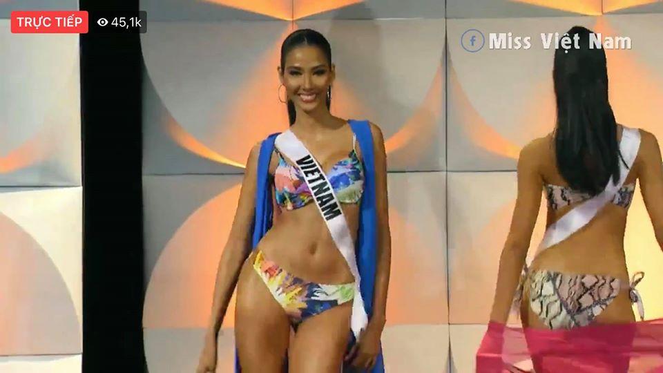 Hoàng Thùy thi bán kết Miss Universe 2019: Chào sân ấn tượng, diễn bikini an toàn, bùng nổ với dạ hội-10