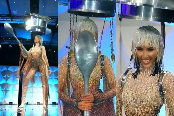 Top 10 quốc phục chất khỏi bàn chỉ có ở Miss Universe 2019: Hoàng Thùy trình diễn cafe phin xuất sắc-16