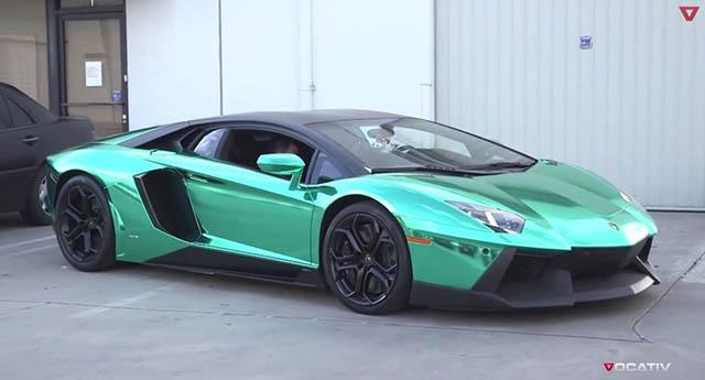 Nếu có hàng tấn tiền mặt, bạn hoàn toàn có thể sở hữu một chiếc siêu xe Lamborghini Aventador màu xanh lá cây siêu hiếm này.