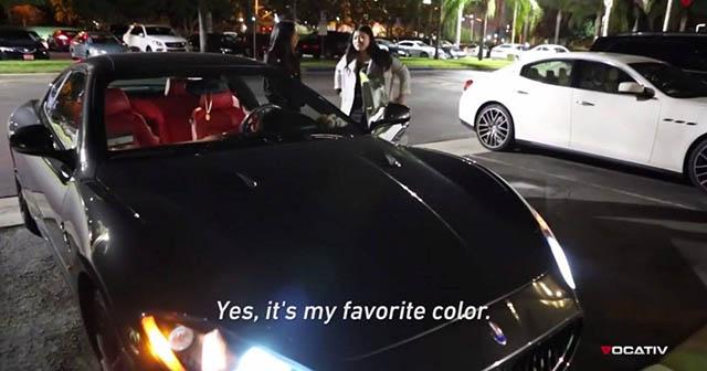 Một sinh viên đại học vừa bước xuống từ chiếc xe Maserati, nhưng cô ấy nói đây không phải là chiếc xe cô lái đến trường mỗi ngày. Cô có thêm một chiếc Audi A5 trị giá 50.000 USD (khoảng hơn 1 tỷ đồng) chỉ để đến lớp.