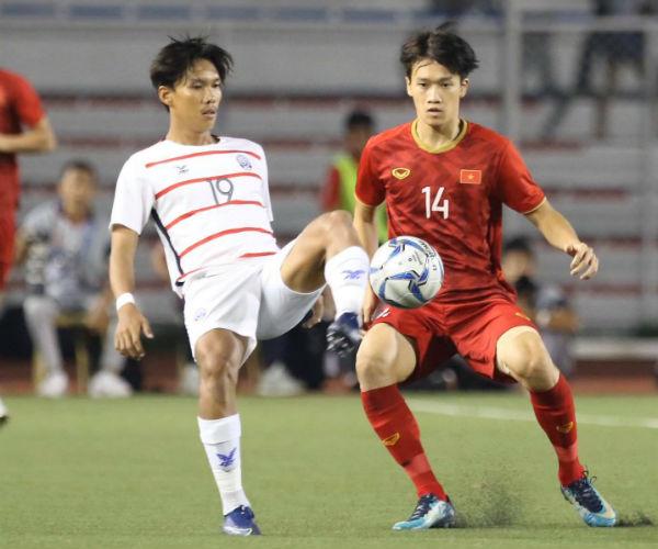 Đức Chinh lập hat-trick, chính thức trở thành vua phá lưới của Sea Games 30-2