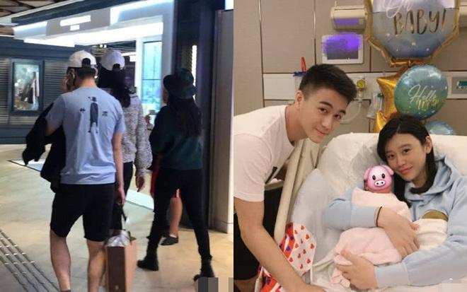 Chồng thiếu gia tiệc tùng ở Singapore, mặc Hề Mộng Dao chăm con-2