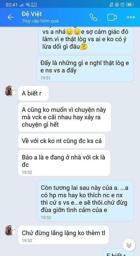 Chồng bóc mẽ vợ mới sinh con đã ngoại tình, nhắn với bồ Em cho anh tất cả rồi-4