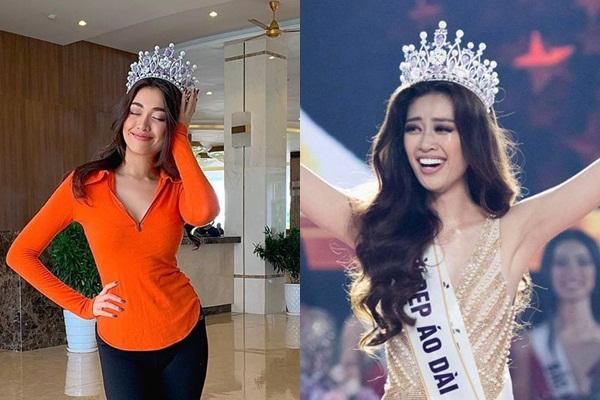 Lệ Hằng bị nhắc nhở khi đội vương miện của tân hoa hậu Nguyễn Trần Khánh Vân-2